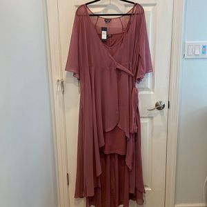 City Chic Enthral Me Maxi Wrap Dress 18